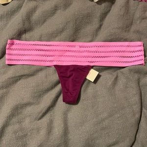 NWT Victoria’s Secret Pink Thong Small New